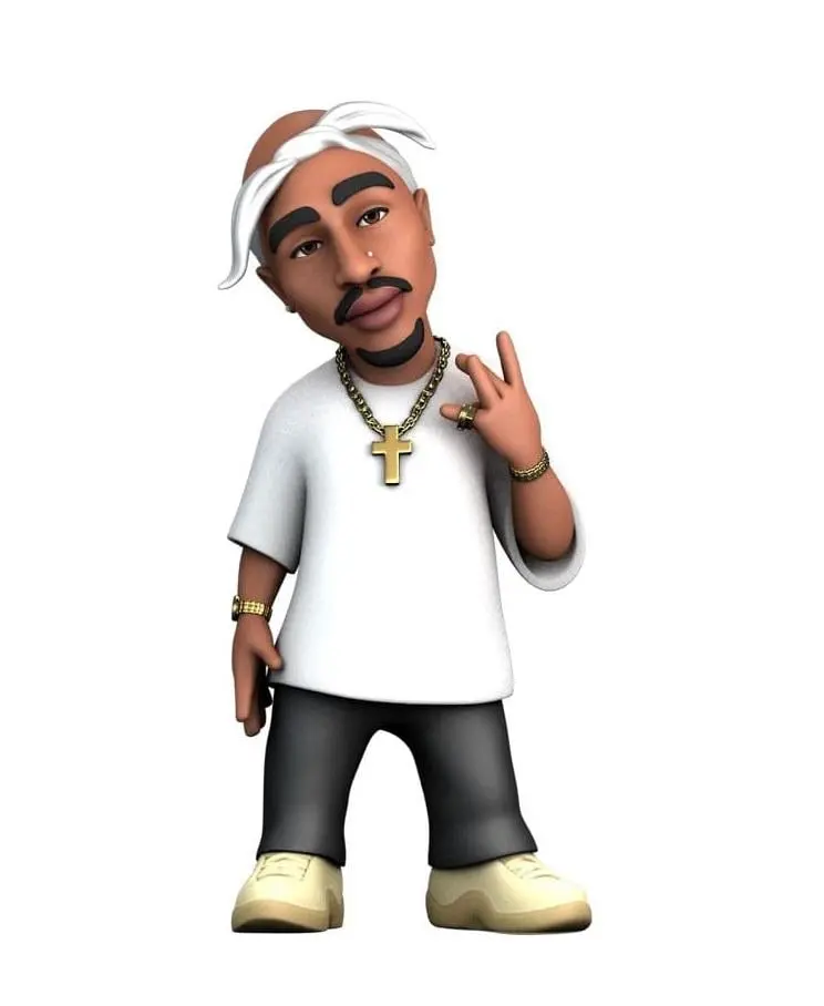 Minix 12Cm Tupac Figure [Toy] 1