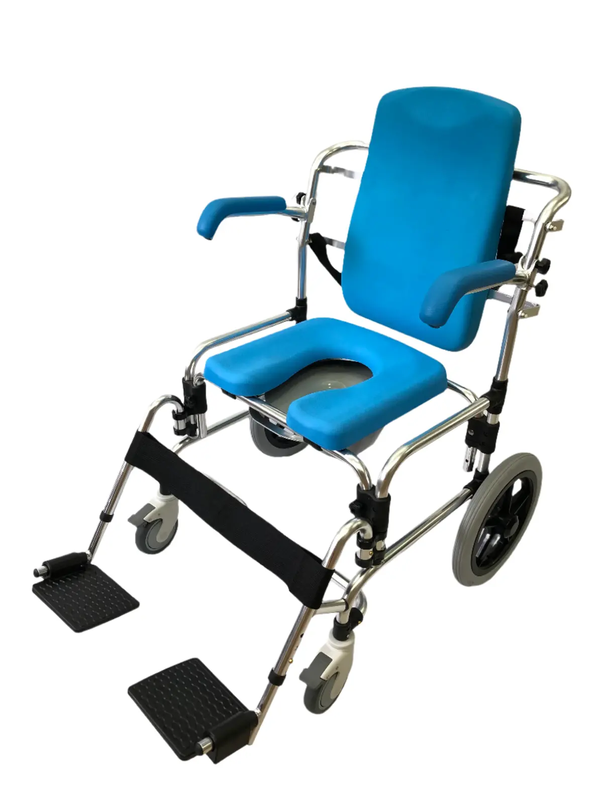 The Baltic Professional Transporter Shower/Commode Chair - Padded 1