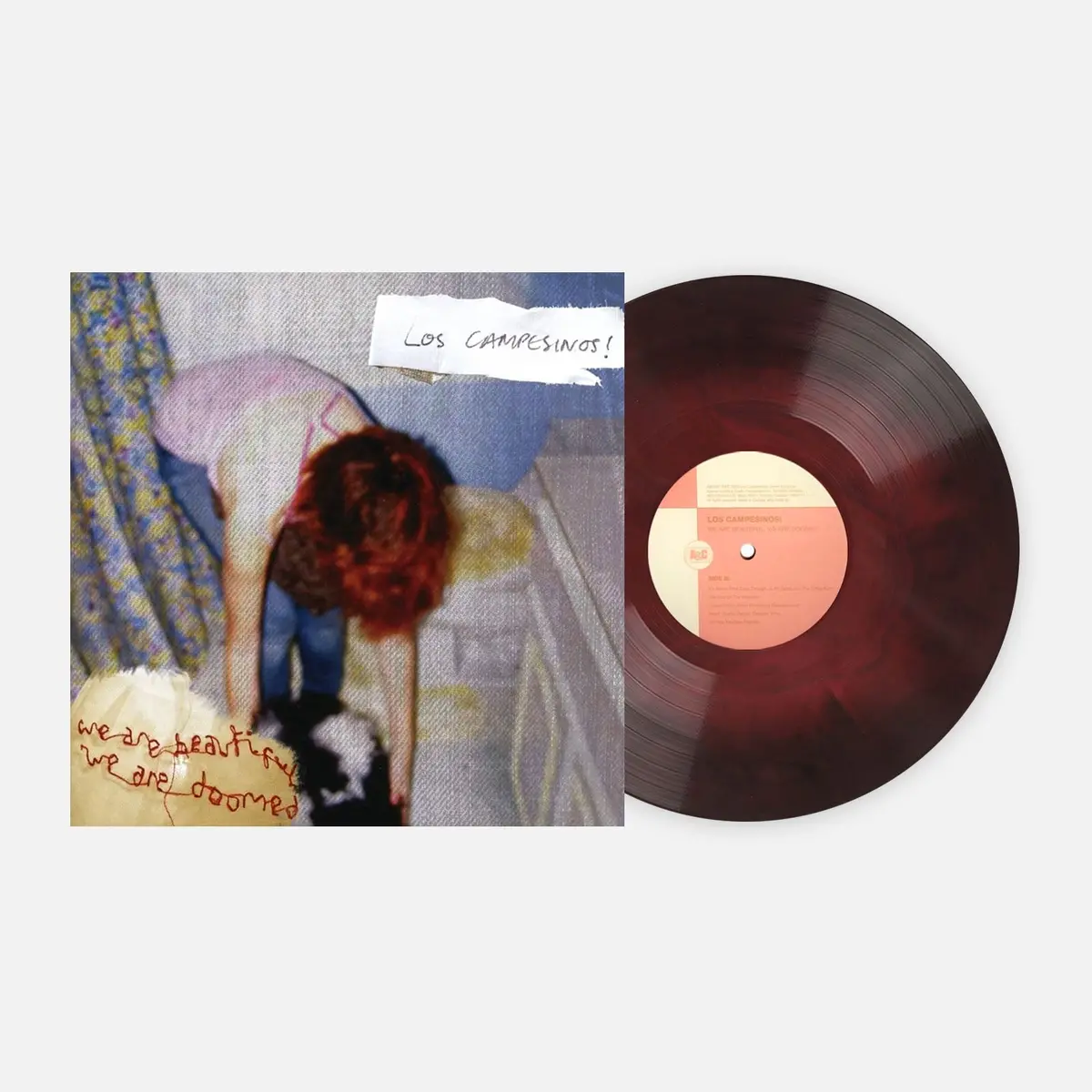 Los Campesinos!/We Are Beautiful, We Are Doomed (Vmp Red & Black Marble) [Lp] 1