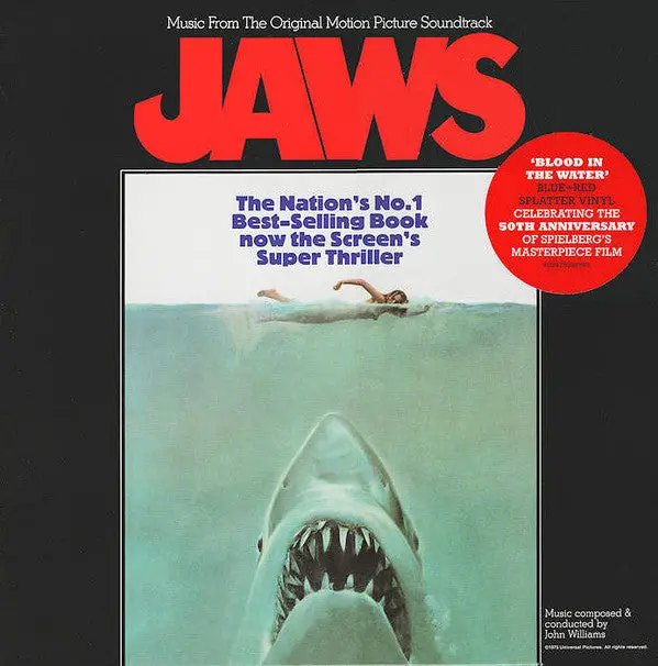 Soundtrack (John Williams)/Jaws (50Th Anniversary Blood In The Water Splatter Vinyl) [Lp] 1