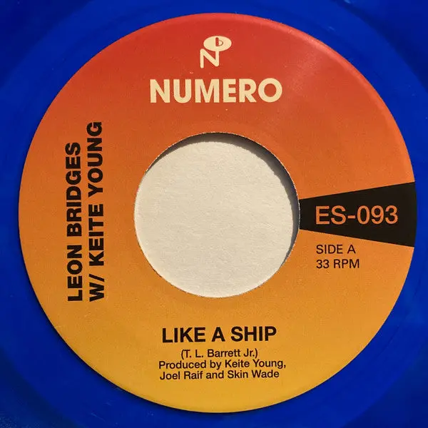 Bridges, Leon/Pastor T. L. Barrett/Like A Ship (Clear Blue Vinyl) [7"] 1