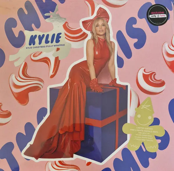 Minogue, Kylie/Kylie Christmas: Fully Wrapped (Indie Exclusive Pink & White Marbled Vinyl) [Lp] 1