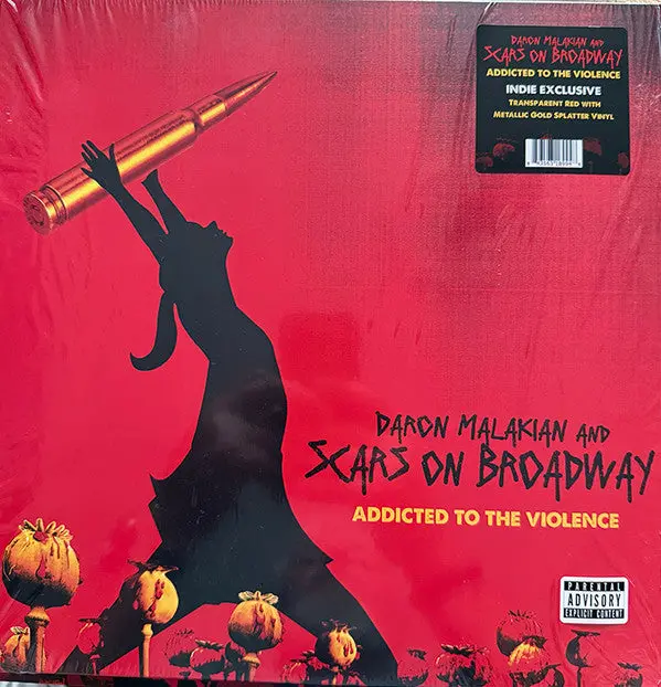 Malakian, Daron & The Scars On Broadway/Addicted To The Violence (Indie Exclusive Red With Gold Splatter) [Lp] 1