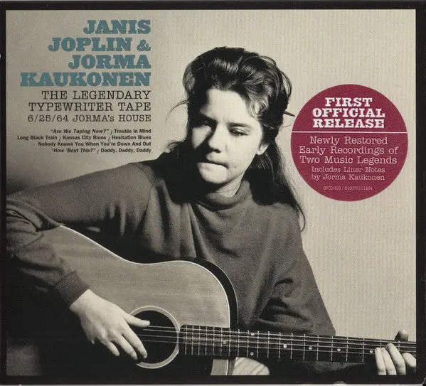 Joplin, Janis & Jorma Kaukonen/The Legendary Typewriter Tape: 6/25/64 Jorma's House (Red Swirl Vinyl) [Lp] 1