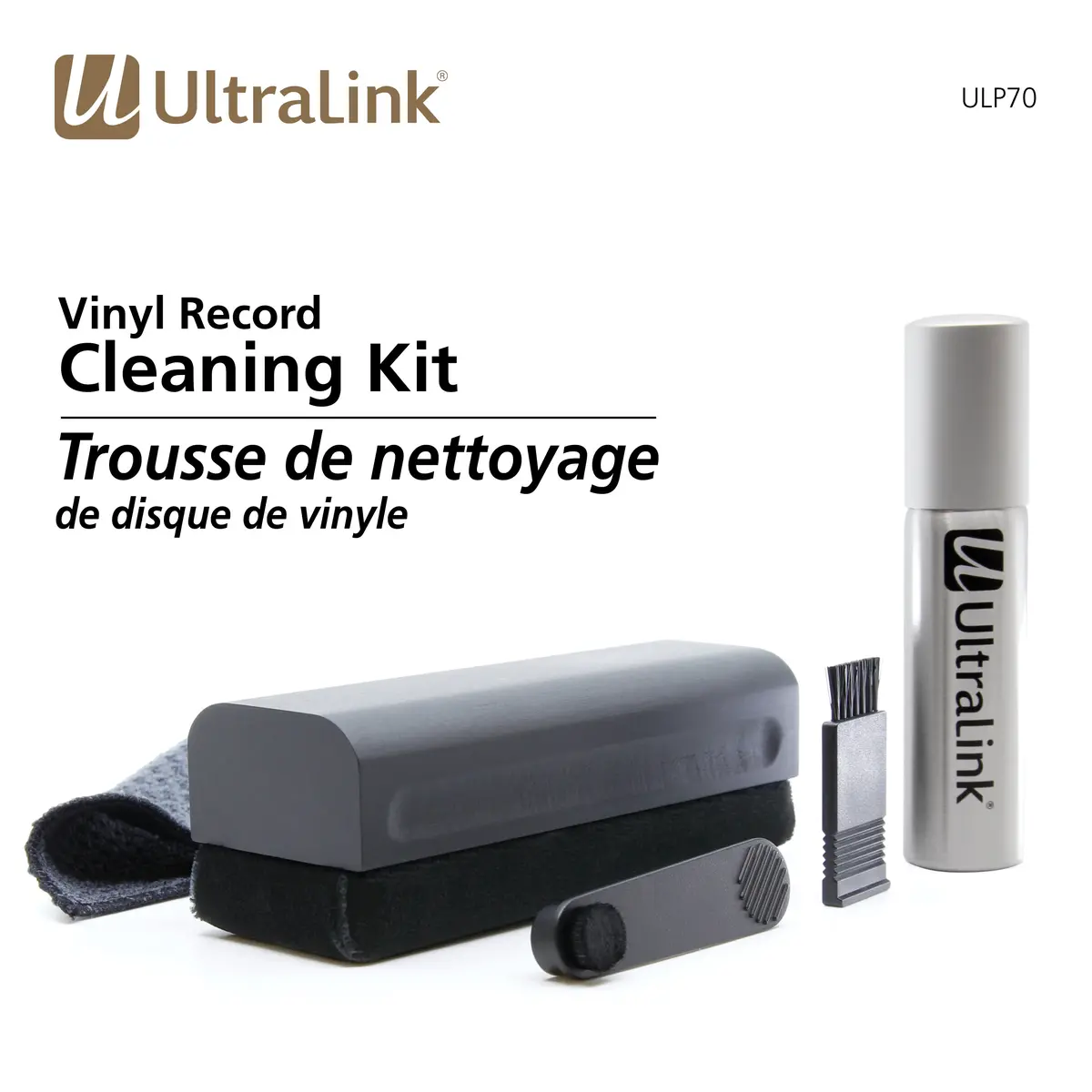 Ultralink Vinyl Record Cleaning Kit [Accessory] 1