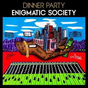Dinner Party/Enigmatic Society (Black With White Splatter) [Lp] 1