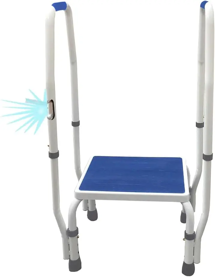 Bed Step 2.0 Adjustable Height Step Stool - 600Lb Capacity 1