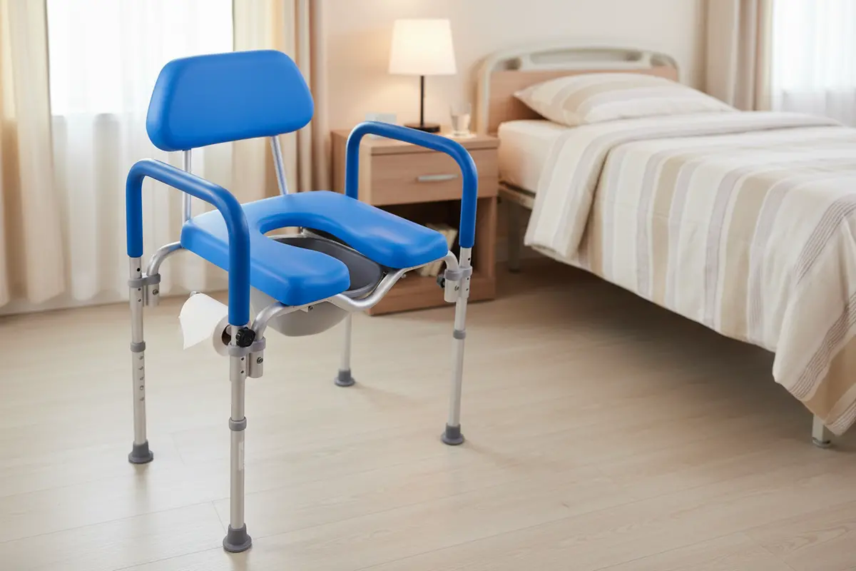 Dignity 3 In 1 Commode, Medical-Grade Aluminum, Commercial-Grade Construction, Universal Height Adjustability, Ambidextrous Toilet Paper Holder, Doubles As Shower Chair 1