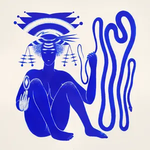 Hiatus Kaiyote/Love Heart Cheat Code (Indie Exclusive Blue & White Marbled Vinyl) [Lp] 1