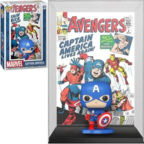 Pop! Comic Covers/Marvel Avengers #4: Captain Amierca Lives Again! [Toy] 1