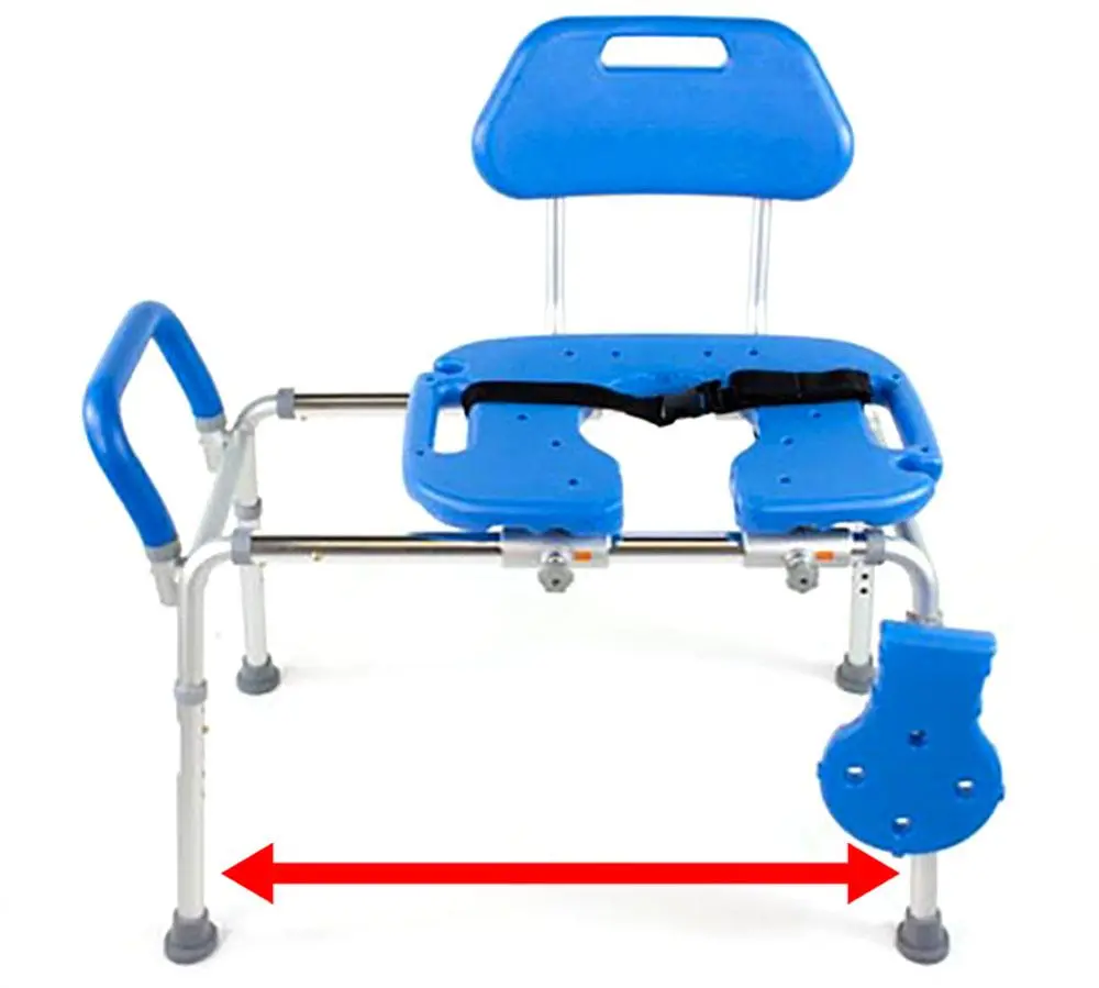 Reconditioned - Hydroglyde Premium Sliding Bath Transfer Bench For The Physically Handicapped Or Disabled 1