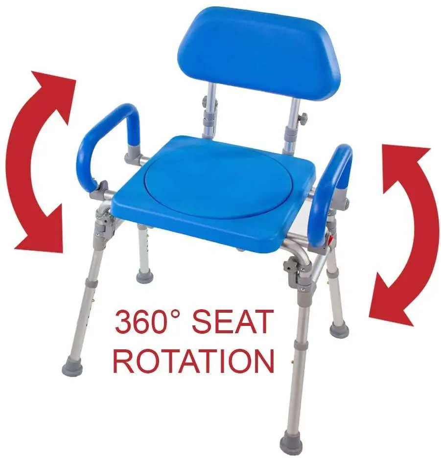 Liberty Folding Shower Chair With Swivel Seat 1