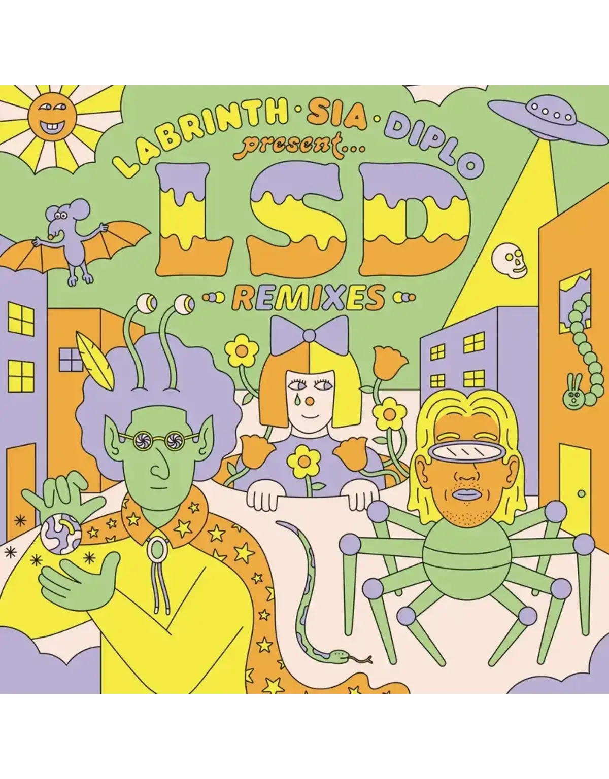 Lsd/Labrinth, Sia & Diplo Present Lsd Remixes (Purple Vinyl) [Lp] 1