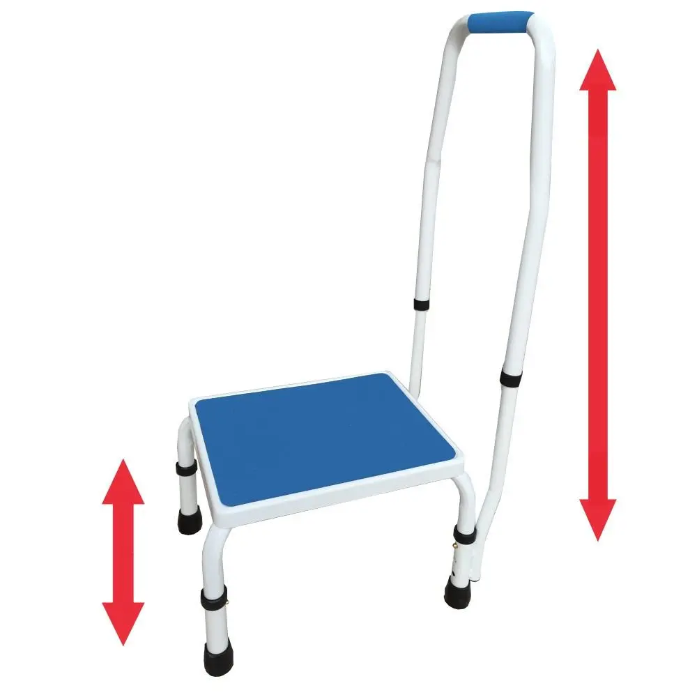 Adjustastep Deluxe Step Stool With Handrail - Available In 300Lb And 750Lb Weight Capacity 1