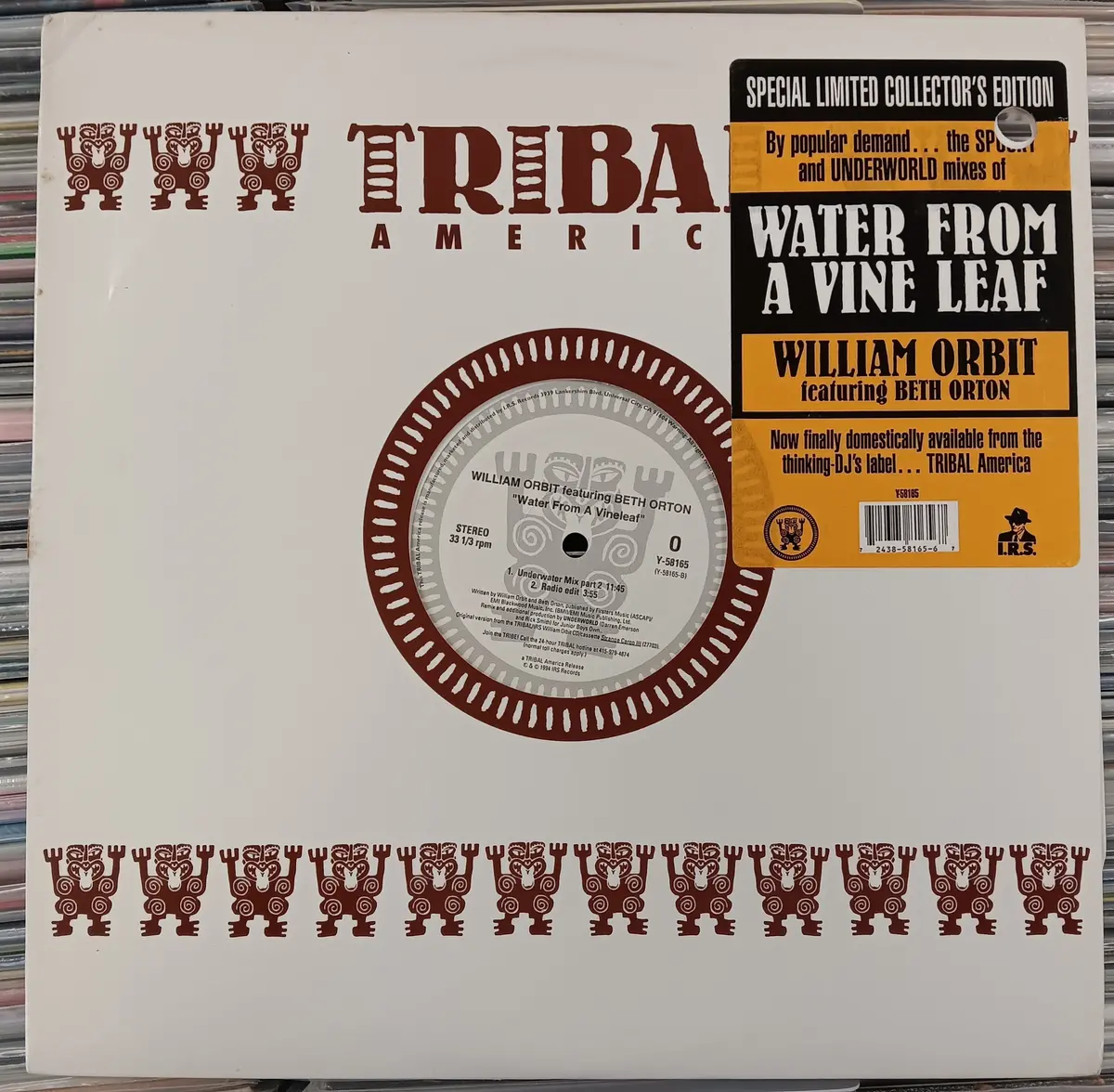 [Used Lp] William Orbit Feat. Beth Orton / Water From A Vine Leaf [12" Single] 1