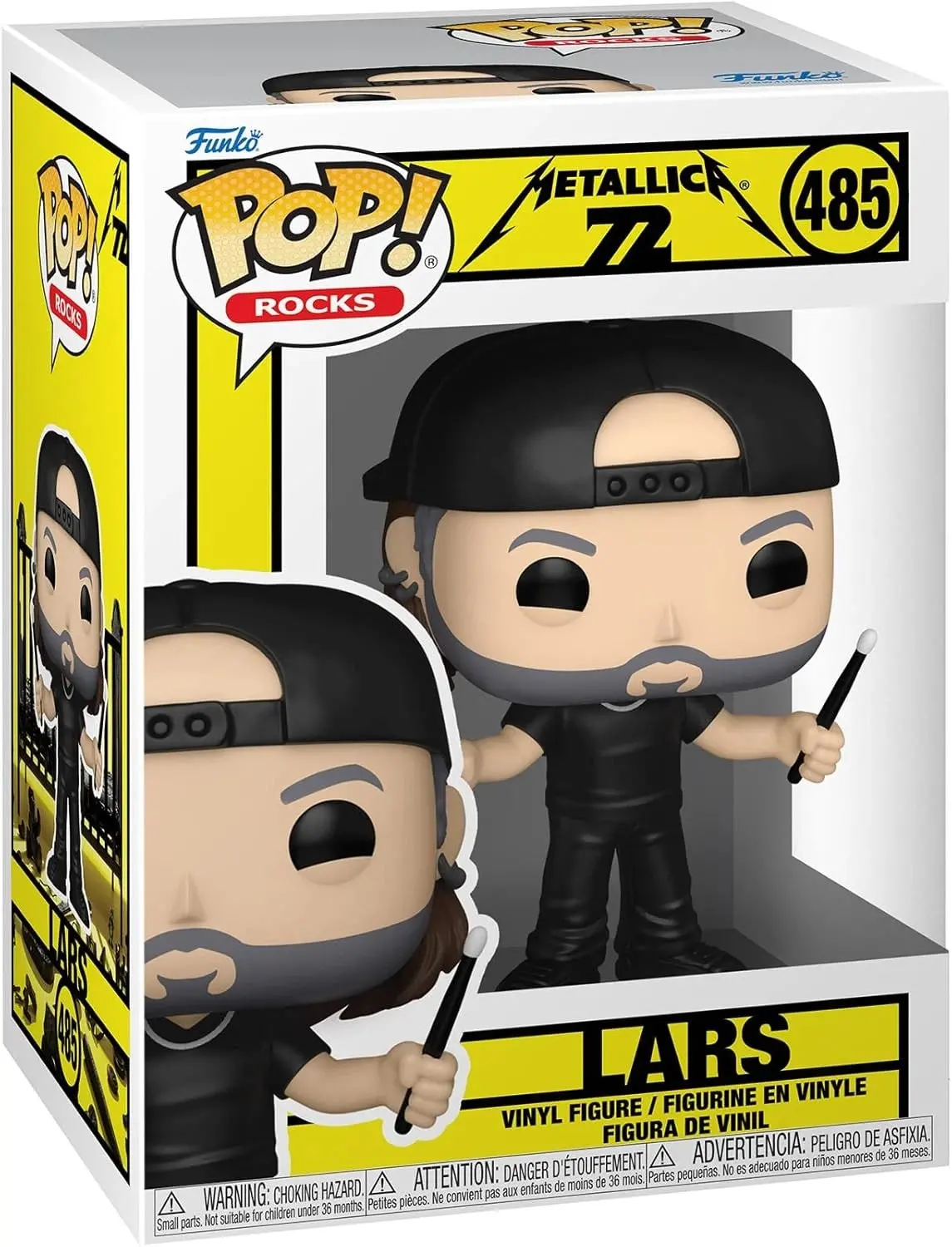 Pop! Vinyl/Metallica - Lars (72 Seasons) [Toy] 1