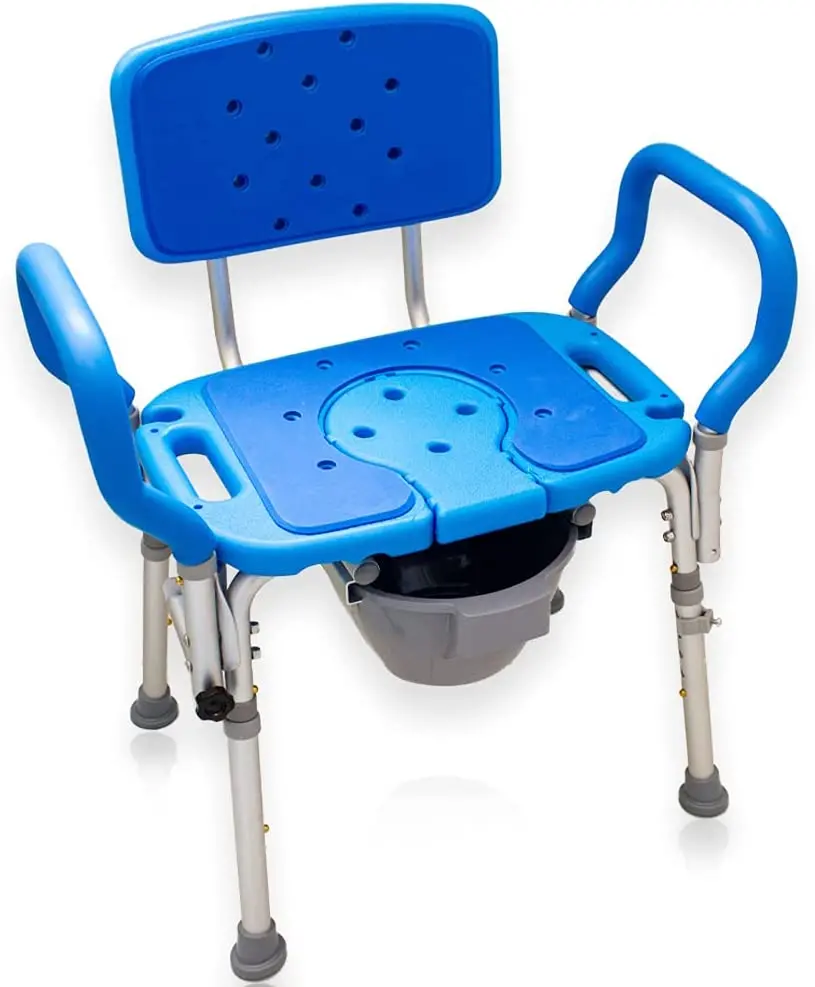 Samson Deluxe Bariatric 3 In 1 Shower/Bath/Commode Chair - 600Lb Capacity 1