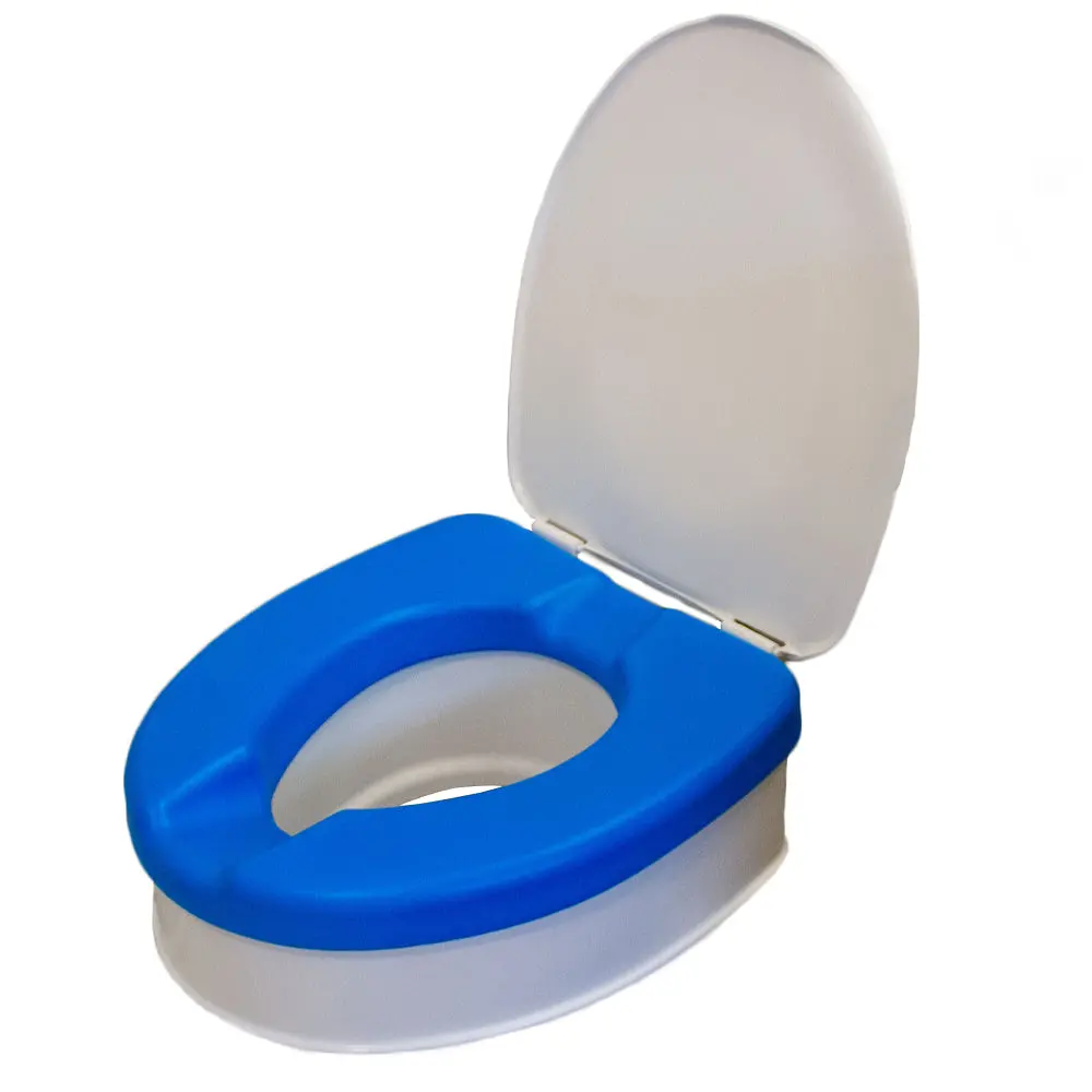 Deluxe, Padded Soft-Top™ 4" Raised Toilet Seat 1