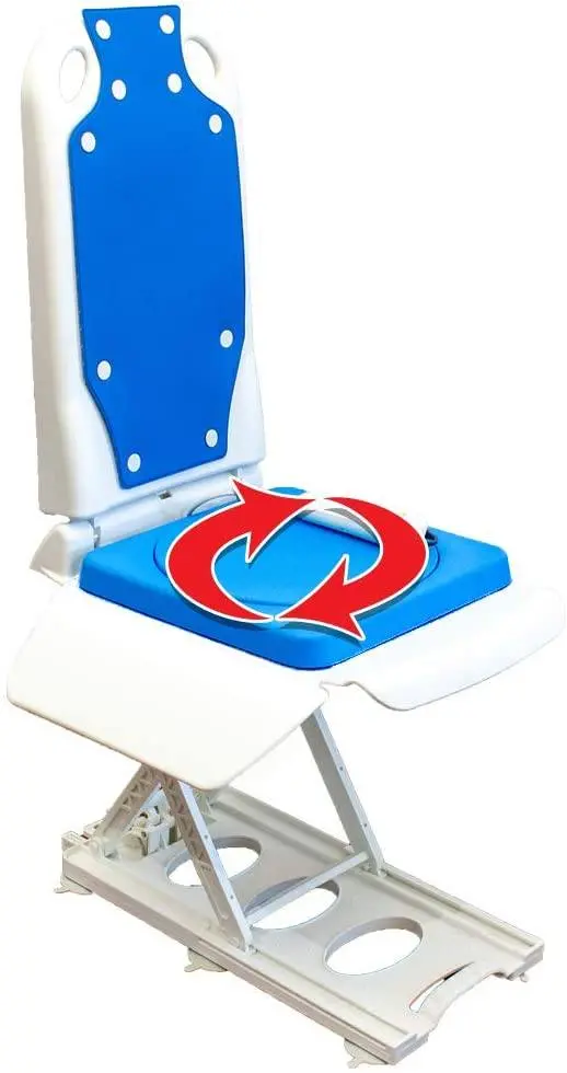 Tranquilo Premium Powered Bath Lift With Padded, Safeswivel Rotating Seat And Power Recline Available With Rotating Seat Or Deluxe Stationary Seat 1